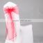 Big size organza sash chair cover plain dyed organza fabric for banquet wedding home and hotel