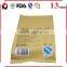 pflat bottom side gusset coffee bean packing pouch with valve/ tin tie