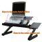 Portable standing writing desks laptop table on the bed