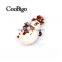 Fashion Jewelry Red Hat Walking Stick Charming Snowman Pin Brooch Christmas Party Gift Promotion Apparel Accessories