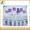 Comfort economy wholesale shampoo/bath gel bottle travel kit set portable night cream hand lotion travel cosmetic bag