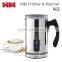 N3 Premier Automatic Electric Stainless Steel Milk Frother Foamer And Warmer for Cappuccino Latte , Milk Foamer Maker