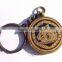 KEY CHAIN 50 YEAR CALENDAR - ANTIQUE BRASS KEY RING ITALIC CALENDAR - NAUTICAL BRASS KEYCHAIN