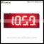 Red 20 inch LED led gas station price sign