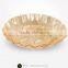Small Size Food Safe Round Transparent Acrylic Fruit Plate Dry Fruit Plate