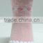 Pink Buddle cuff Baby socks with rubber soles