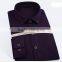 designer slim fit office denim satin men dress shirts