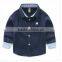 Custom made different types100% cotton fashion designer kids shirts boys