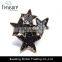 fashion jewelry wholesale diamond ring men's ring five stars 925 silver ring jewelry 2016