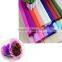 2016 papel decorativo wrapping roll crepe paper flowers