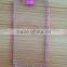 Transparent color phone case with metal plastic frame for iphone 6/6S, Call led flashing light mobile phone cover for iphone 6