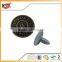 High-end custom gun metal clothing jean buttons with mushroom shape