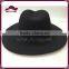 Black 100% wool felt hat felt panama hat