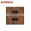 2 gang 2 pin electrical wall socket British standard white aluminum panel