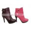 women high heel boots wholesale women leather/PU buckle boots