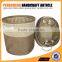 Set of five gray color large laundry basket