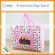 Travel Cartoon pictures printing PP non Woven shopping tote Bag for travel With Zipper