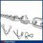 Korean Link Chain Q235 Material Welding Chain Long Link Galvanized Chain For heavy duty hoist