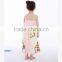 2015 Japan style hot sale velour printing kids bath towel dress with towel shoulder belt