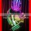 Full color change led robot costume,custom robot led,DMX 512 wireless controlled led robot suit