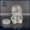 Hot selling 70ml clear cute decorative food storage glass jar