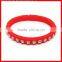Fashionable and popular silicone bracelet for christmas gift