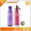 Colorful double wall sport forsted water bottle