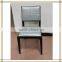 Cheap Stackable Sivler leather bistro chair (AL71)