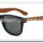 High Quality Bamboo Arm Sunglasses Men Vantage Polarized lenses Wooden Sunglass