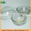 hot-selling round clear glass bowl set