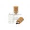 Custom Wooden dream drift bottle flash usb, buy cheap usb sticks bottle cork usb stick 8gb