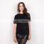 Extended Leather ZipT-Shirt