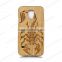 Comstom Beautiful Design Wood Cell two parts Case for Samsung cover for Samsung s5
