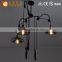 European iron chandelier Edison,vintage edison pendant lamp