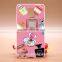 Phone Case For Samsung Note4 Slim Prefume TPU+PC With metal Ring