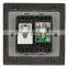 television socket and pc socket