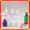50ml dropper bottle with raw materials of plastic bottle with childproof cap