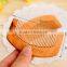 Natural health anti-static protective stiffened Walnut comb comb portable Walnut comb 14g