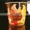 12oz Disposable Ice Cream Paper Cup With PS Lid