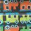 waterproof cartoon car print taffeta fabric for children fabric children jacket