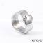2016 New arrival fashion wholesale 3161 stainless steel lovely bear finger ring