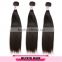Wholesale 7a unprocessed Peruvian virgin hair sliky straight hair extension cheap real human hair extension