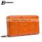 hand bag wallet women zipper genuine leather wallet with cell phone and coin pocket