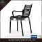 Cheap Plastic Dining Chairs With Armrest Modern