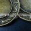 30*25mm Setting Size Brass Bronze Filigree Simple Oval Bezel Tray DIY Pendant Charm Supplies 1421080
