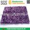 100% polyester microfiber chenille and had woven technics PVC door mat