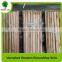 Top quality varnished wooden broom and mops handle stick with smooth surface