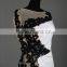 RSE683 Two Color Black And White Sexy See-Through Bottom Lace Evening Dress Prom Evening Gown