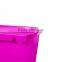 Kitchen cabinet doors hanging plastic trash Creative Desktop multi-function storage box- pink