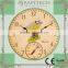 12 Inch Outdoor Polyresin Garden Thermometer Clock